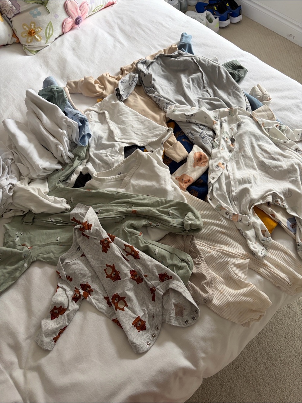 Various boy baby clothes 0 to 6 months